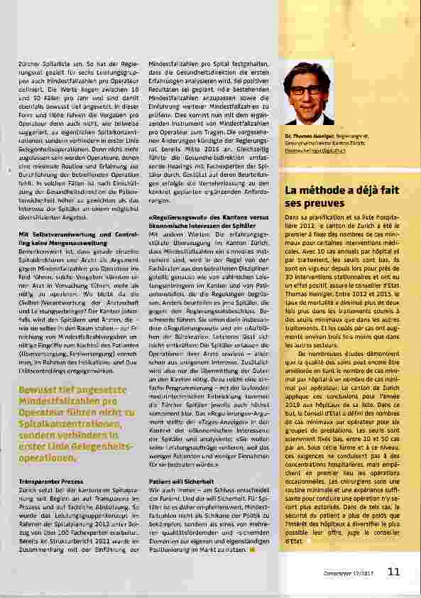 Vorschauseite 2: Qualitätsanforderungen dienen dem Patienten und sind keine Schikanen