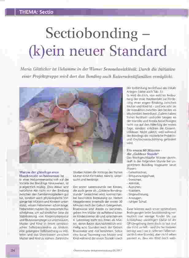 Vorschauseite 1: Sectiobonding (k)ein neuer Standard