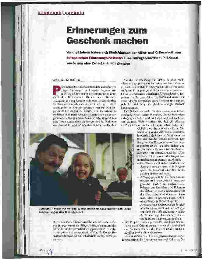 Vorschauseite 1: Erinnerungen zum Geschenk machen