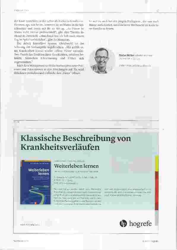 Vorschauseite 3: Medizin für die Seele oder: wenn Menschen mehr brauchen als Medizin
