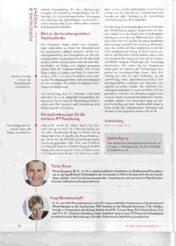 Vorschauseite 4: Bündelung der Forschungsschwerpunkte im deutschsprachigen Raum