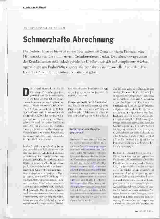 Vorschauseite 1: Schmerzhafte Abrechnung