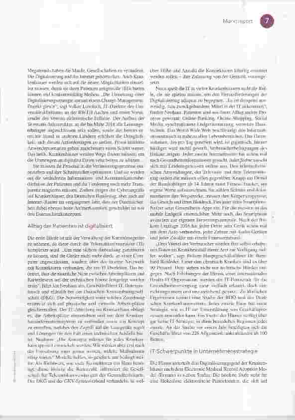 Vorschauseite 2: Digitalisierung Viel Luft nach oben