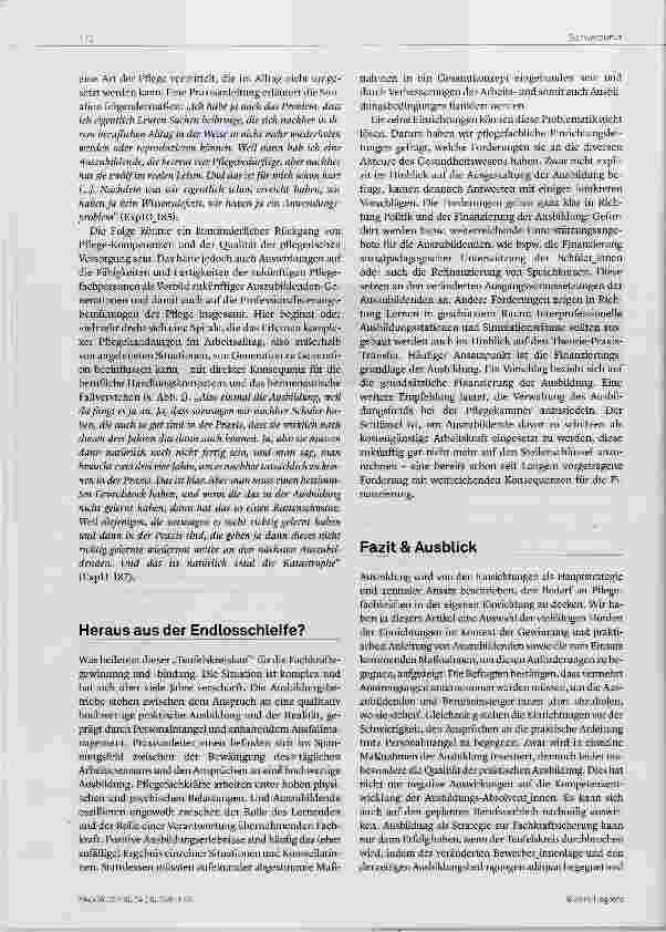 Vorschauseite 4: Veränderungsprozesse im Kontext des aktuellen Fachkraftbedarfs am Beispiel der Ausbildung