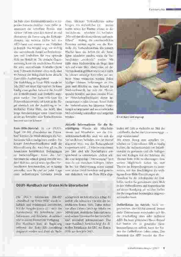 Vorschauseite 2: Gut vorbereitet für den Notfall