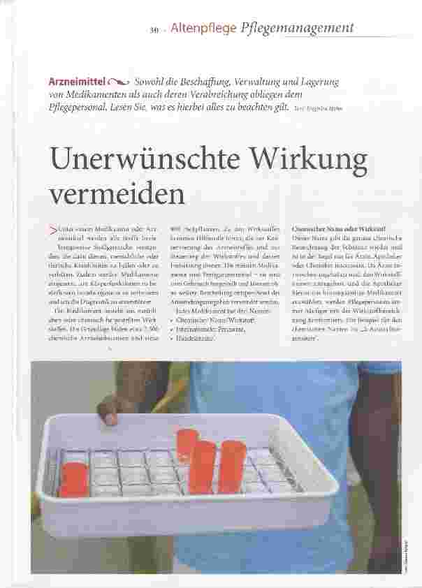 Vorschauseite 1: Unerwünschte Wirkung vermeiden