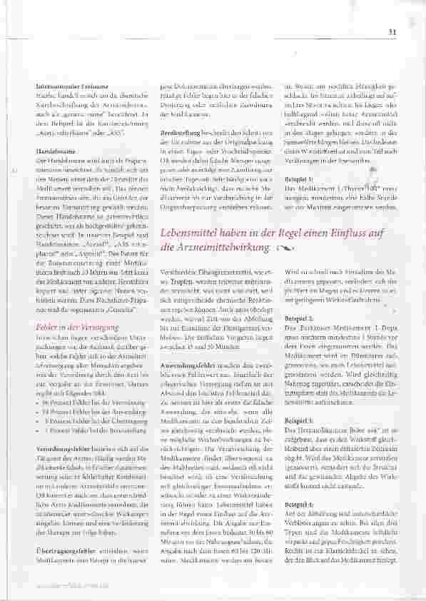 Vorschauseite 2: Unerwünschte Wirkung vermeiden