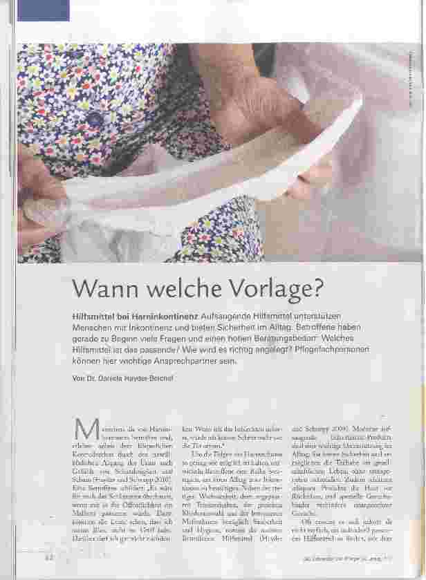 Vorschauseite 1: Wann welche Vorlage?