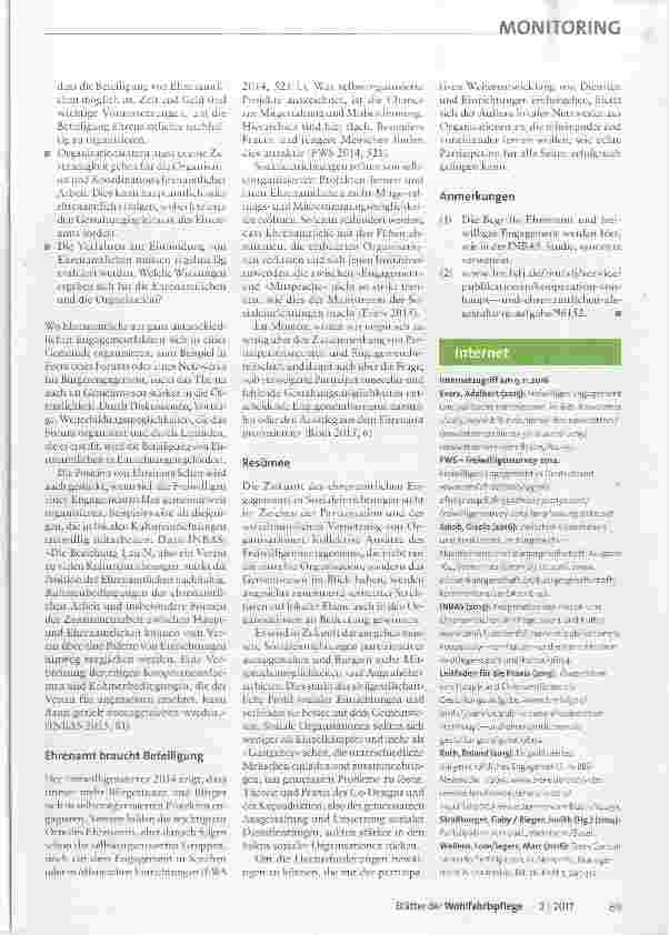 Vorschauseite 3: Organisatoren des Gemeinwohls