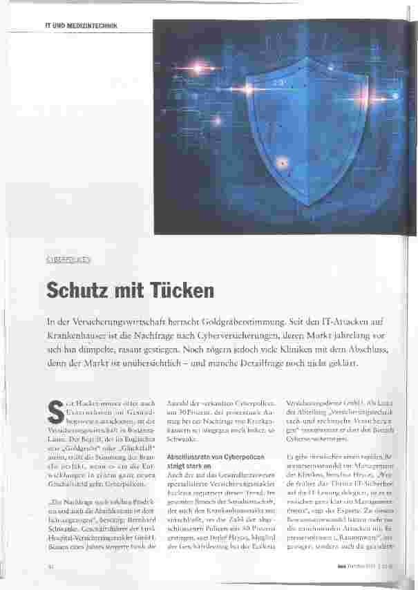 Vorschauseite 1: Schutz mit Tücken