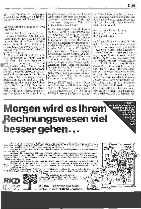 Vorschauseite 4: IBH - Interne Budgetierung Hohenlind Teil II: Budgetierung der übrigen Sachkosten, 14 Monate praktische Erfahrungen
