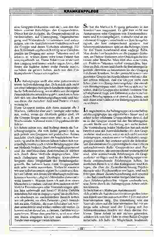 Vorschauseite 2: Welche Aufgaben haben Balintgruppen?