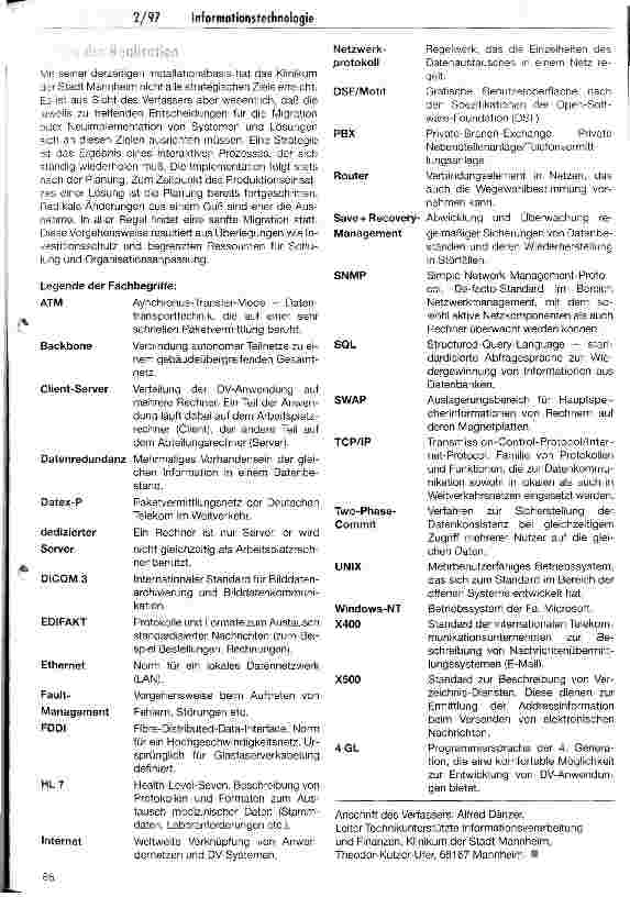 Vorschauseite 6: Informationstechnologie im Krankenhaus