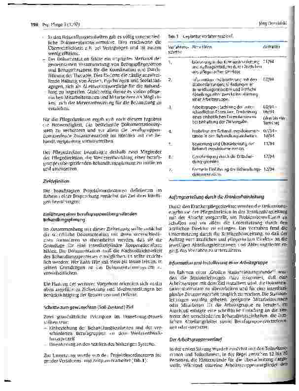 Vorschauseite 5: Einführung der berufsgruppenübergreifenden Behandlungsplanung