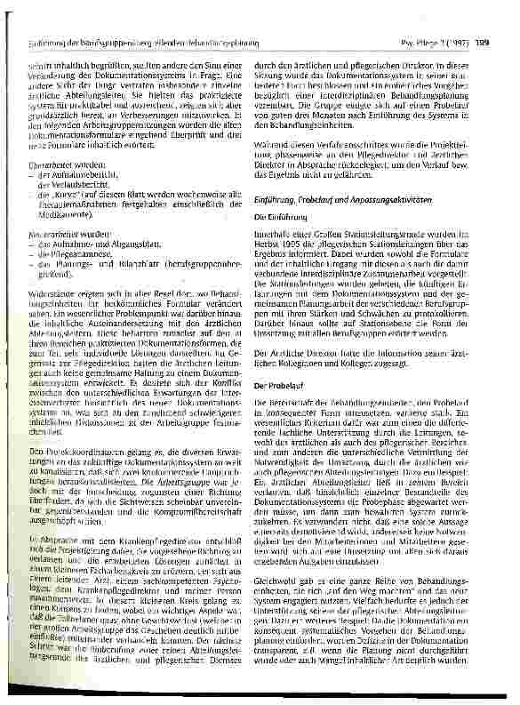 Vorschauseite 6: Einführung der berufsgruppenübergreifenden Behandlungsplanung