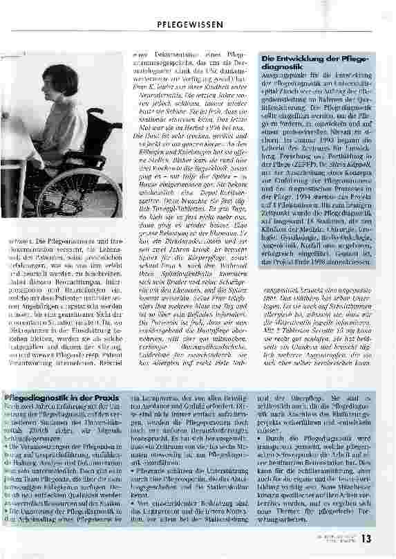 Vorschauseite 4: Die Lebenswelt der Patienten einbeziehen! Pflegediagnostik