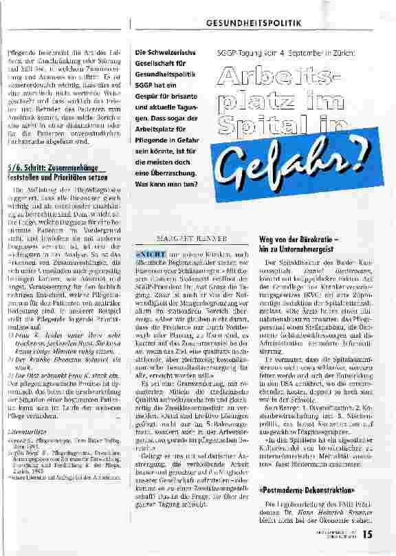 Vorschauseite 6: Die Lebenswelt der Patienten einbeziehen! Pflegediagnostik
