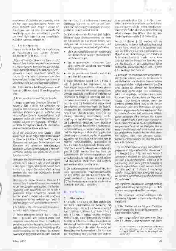 Vorschauseite 3: Rechtliche Betreuung und das Behindertengleichstellungsgesetz
