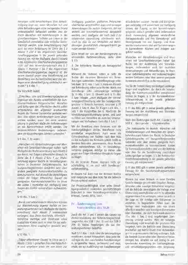 Vorschauseite 4: Rechtliche Betreuung und das Behindertengleichstellungsgesetz
