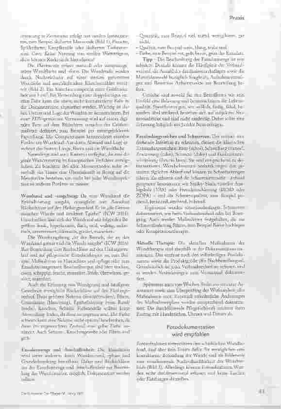 Vorschauseite 4: Was gehört in die Wunddokumentation?