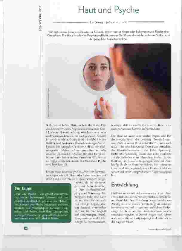 Vorschauseite 1: Haut und Psyche