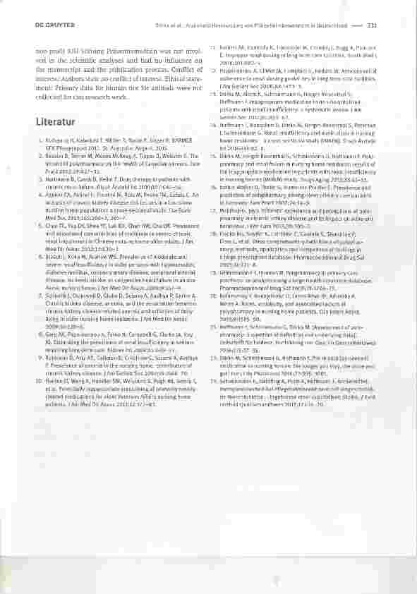 Vorschauseite 3: Arzneimittelversorgung von Pflegeheimbewohnern in Deutschland