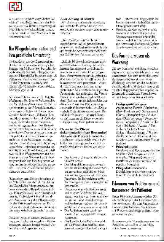 Vorschauseite 3: Wichtig für den Pflegeprozess ist die Pflegedokumentation