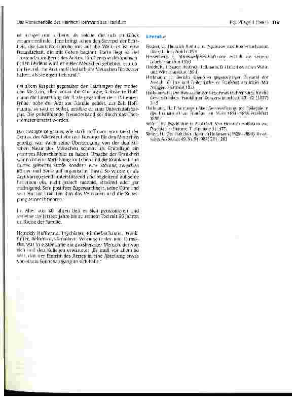 Vorschauseite 3: Das Menschenbild des Heinrich Hoffmann aus Frankfurt