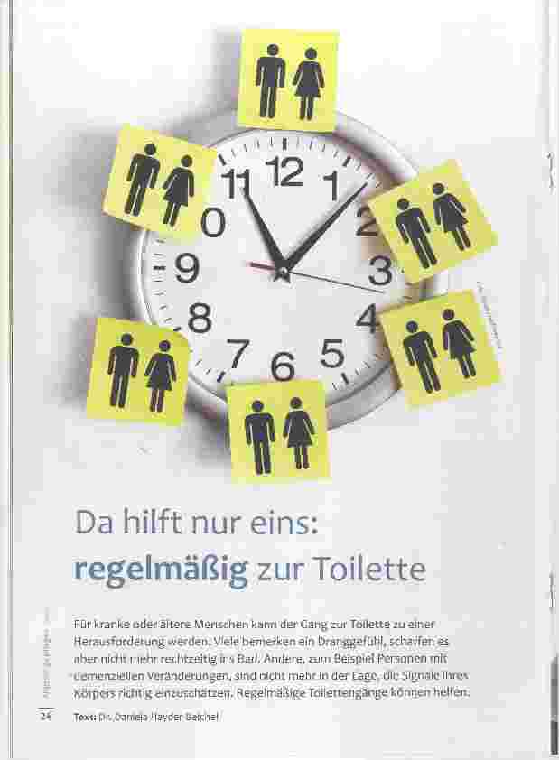 Vorschauseite 1: Da hilft nur eins: regelmäßig zur Toilette