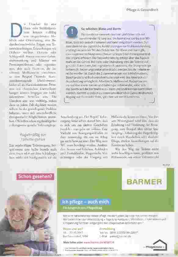 Vorschauseite 2: Da hilft nur eins: regelmäßig zur Toilette