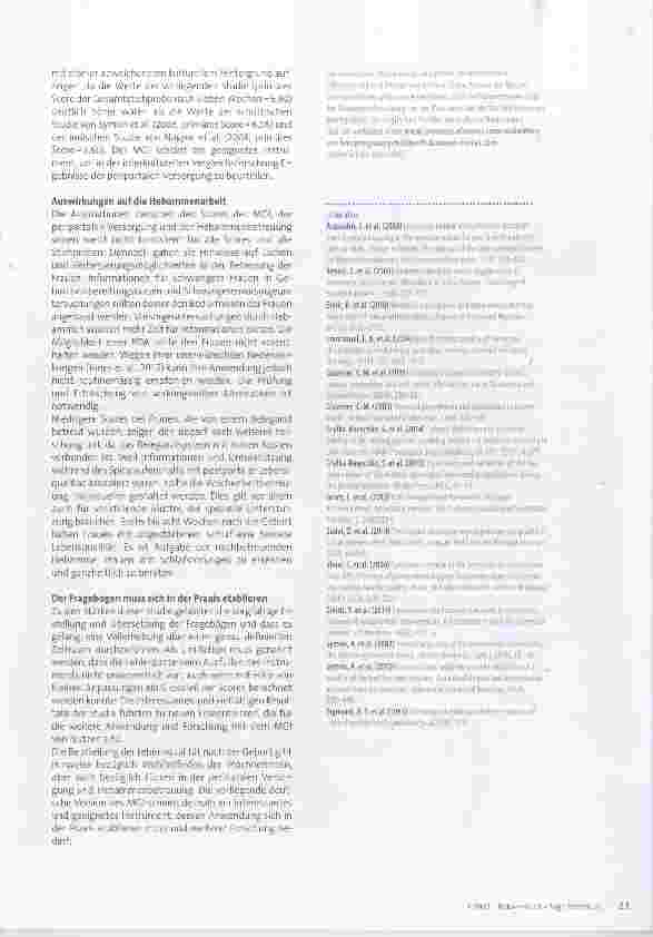 Vorschauseite 4: Postpartale Lebensqualität beurteilen