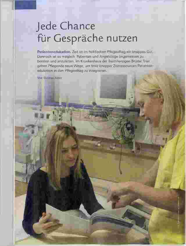 Vorschauseite 1: Jede Chance für Gespräche nutzen