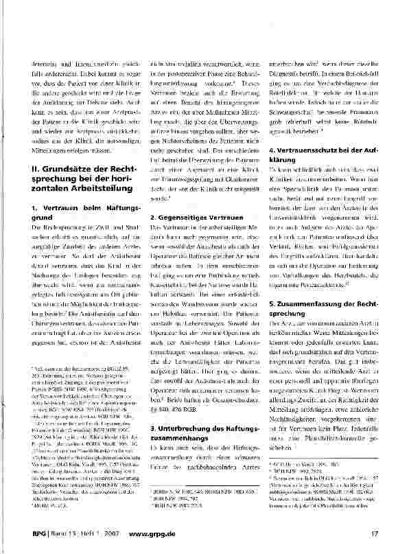 Vorschauseite 2: Den Letzten beißen die Hunde: Arbeitsteilige Medizin