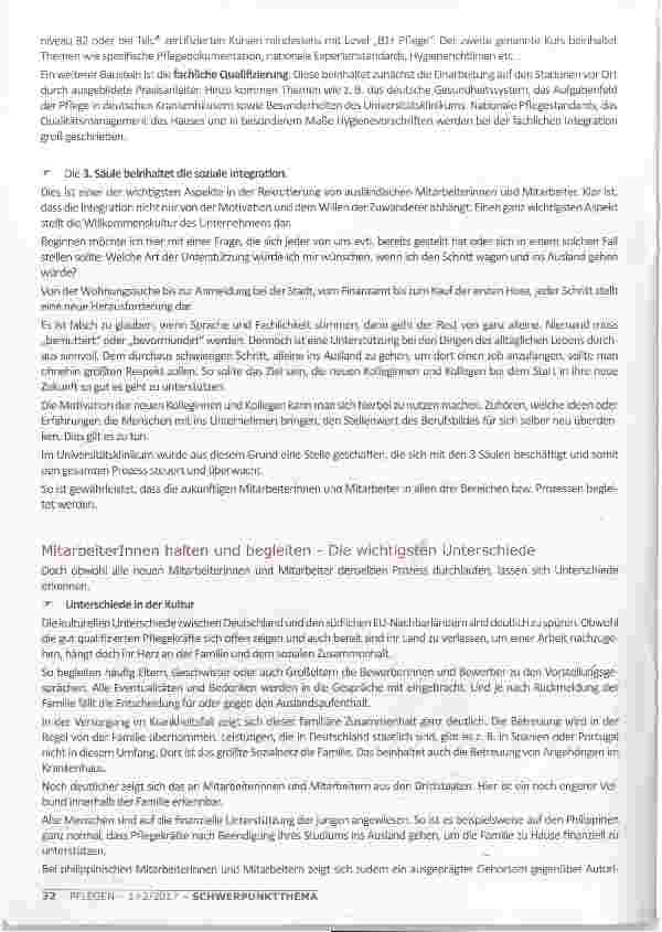 Vorschauseite 3: SO BENÖTIGT WIE NIE: FACHKRÄFTE IM KRANKENHAUS