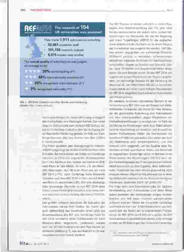 Vorschauseite 2: Forschungsinformationssysteme: Not oder Tugend?