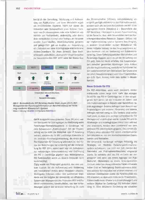 Vorschauseite 3: Forschungsinformationssysteme: Not oder Tugend?