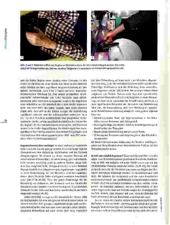 Vorschauseite 3: Neuroreha in der Frühphase nach Schlaganfall So früh wie möglich therapieren