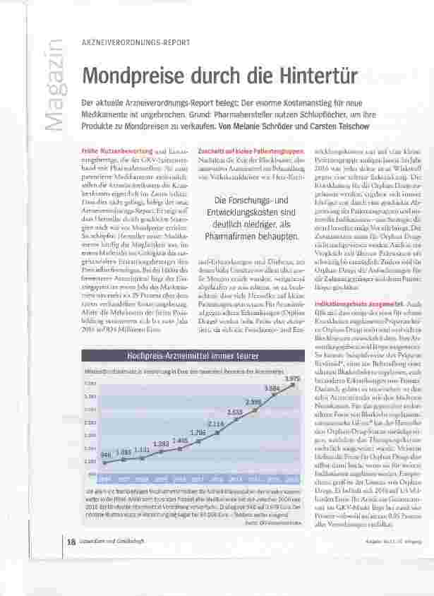 Vorschauseite 1: Mondpreise durch die Hintertür