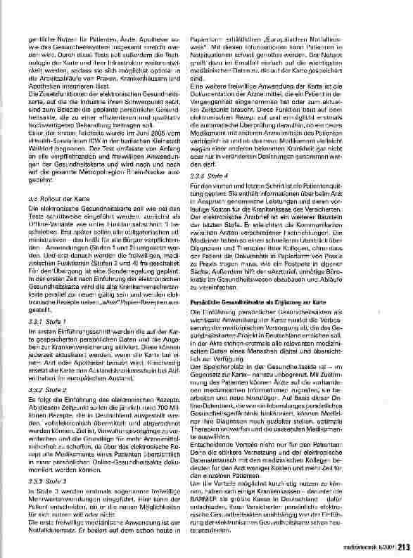 Vorschauseite 4: Die elektronische Gesundheitskarte