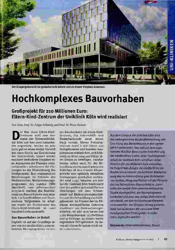 Vorschauseite 1: Hochkomplexes Bauvorhaben
