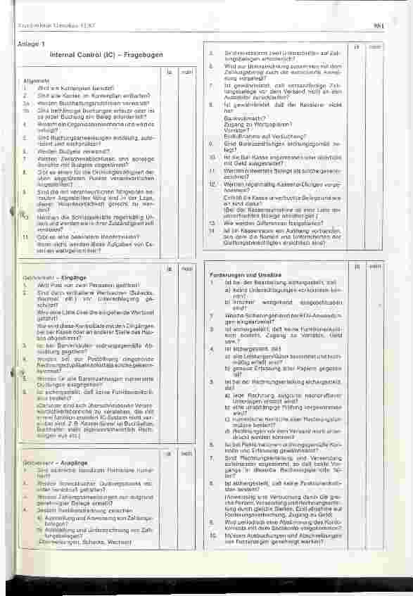 Vorschauseite 3: Internal Control (IC) als Organisationsmhilfsmittel