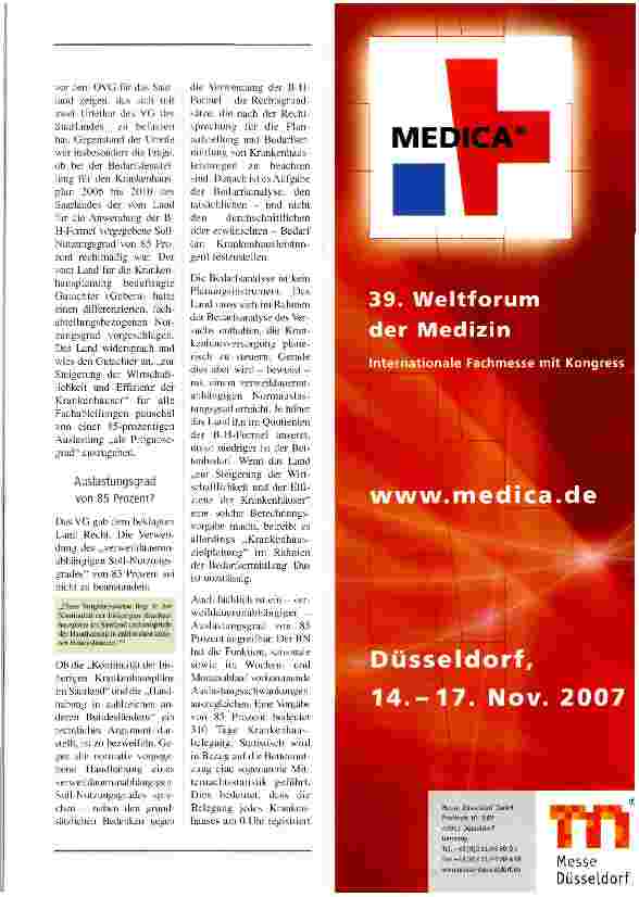 Vorschauseite 4: Krankenhausplanung der Länder: Ein einziges Systemversagen?