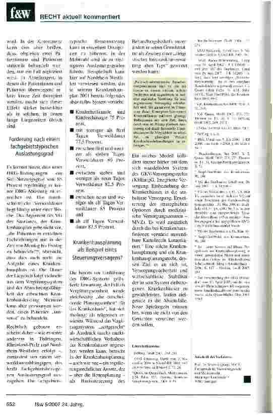 Vorschauseite 5: Krankenhausplanung der Länder: Ein einziges Systemversagen?
