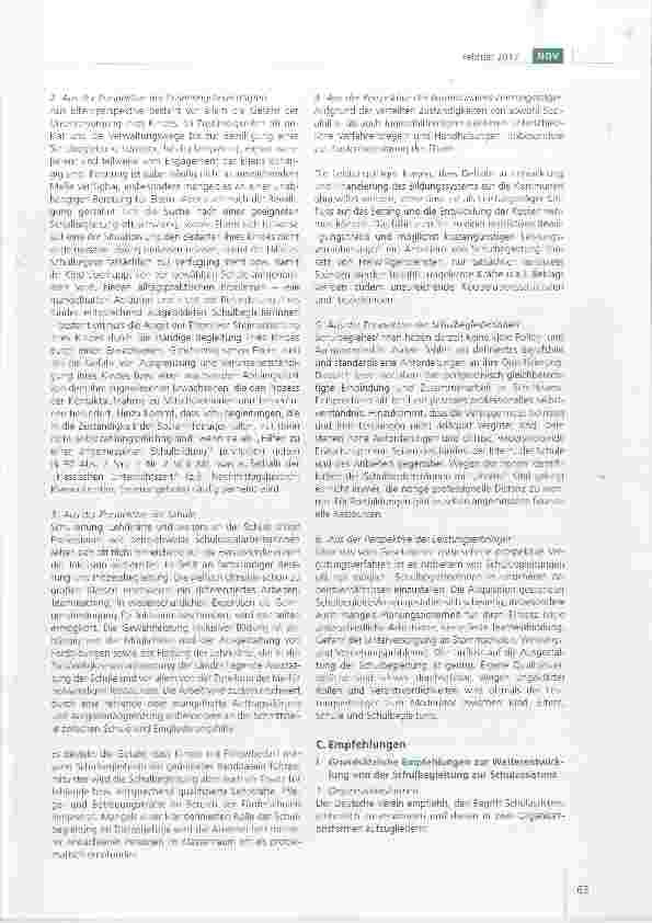 Vorschauseite 5: Empfehlungen des Deutschen Vereins: Von der Schulbegleitung zur Schulassistenz in einem inklusiven Schulsystem