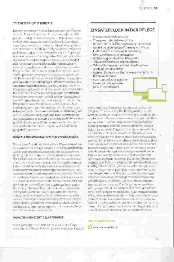 Vorschauseite 2: Was Telemedizin kann
