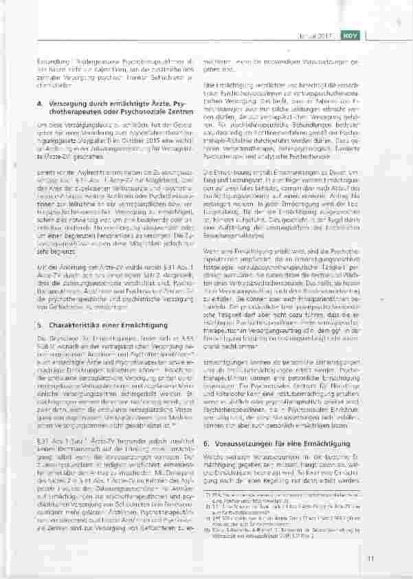 Vorschauseite 3: Die psychotherapeutische Versorgung von Geflüchteten in Deutschland