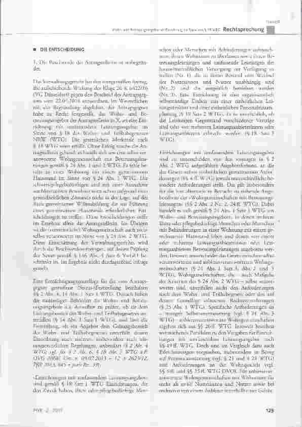 Vorschauseite 3: Wohnund Betreuungsangebot als Einrichtung im Sinne von § 18 WTG