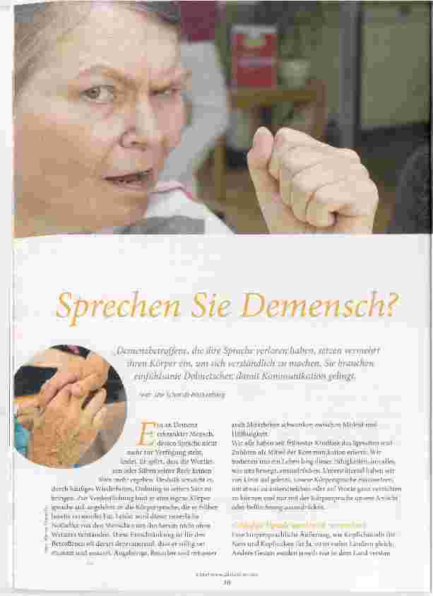 Vorschauseite 1: Sprechen Sie Demensch?