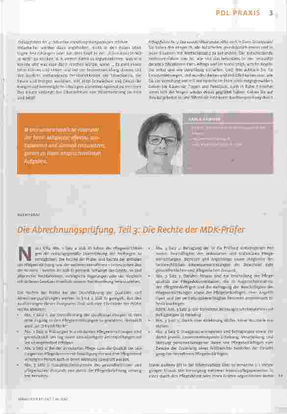 Vorschauseite 1: Die Abrechnungsprüfung, Teil 3: Die Rechte der MDK-Prüfer