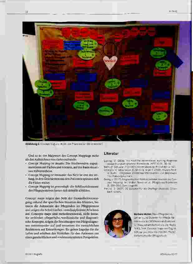 Vorschauseite 4: Viele Worte ein Bild Concept mapping in der Pflege